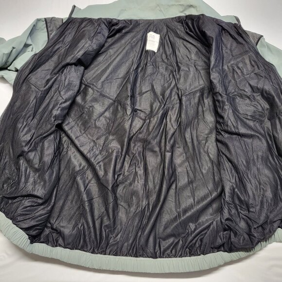 Vintage Mens Army Jacket Size Large Full Zip Windbreaker Pockets Vented Lined - Picture 15 of 16